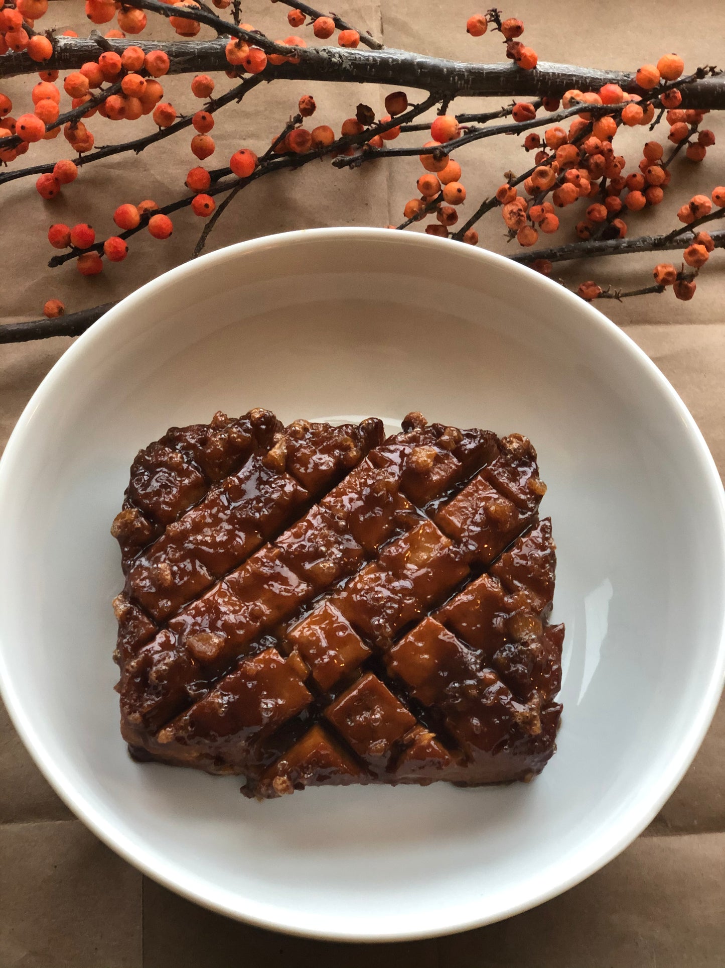 Brown Sugar–Mustard Glazed Tofu
