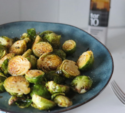 Balsamic Glazed Brussel Sprouts