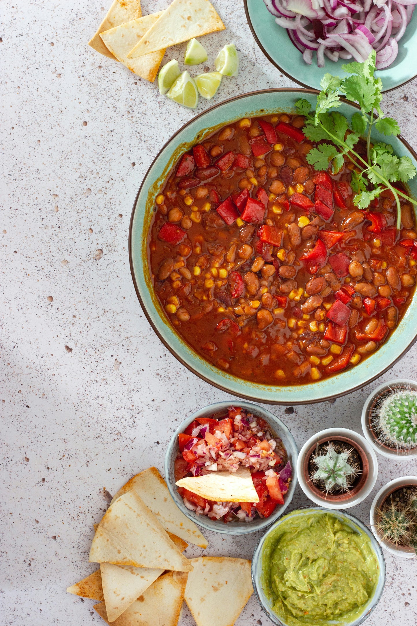 3 Bean Sweet Potato Chili