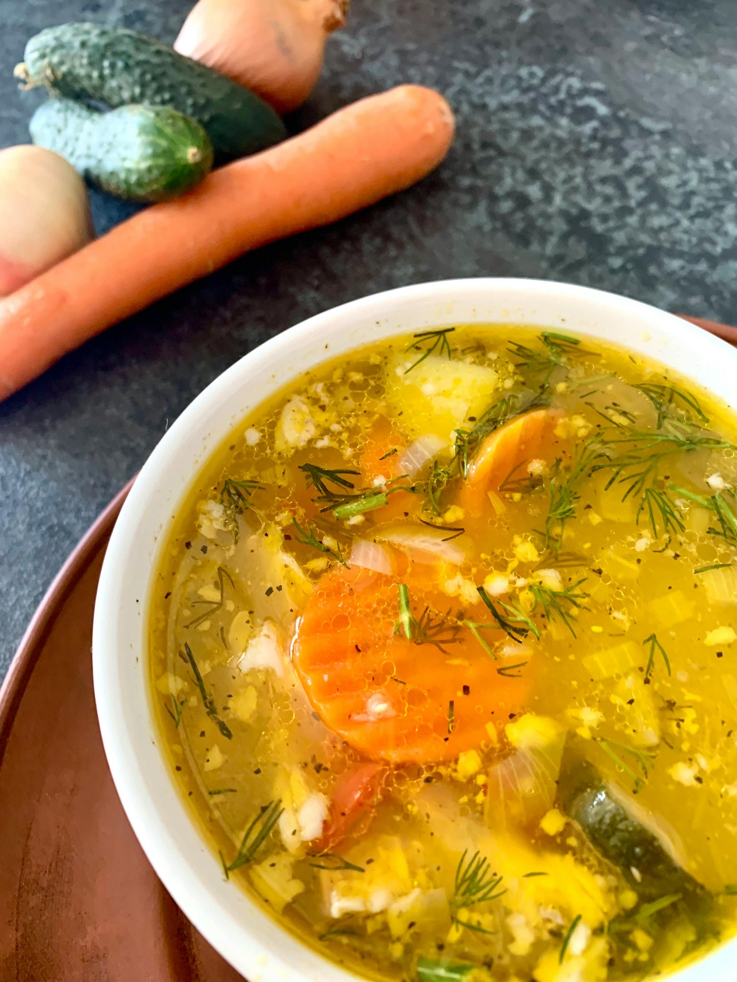 Avgolemono- Greek Lemon Chicken Soup