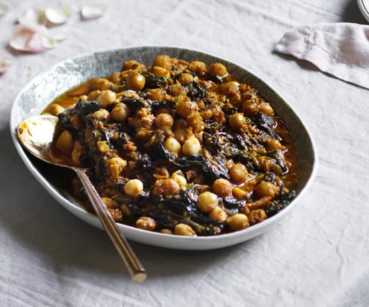 Spinach Stew With Chickpeas
